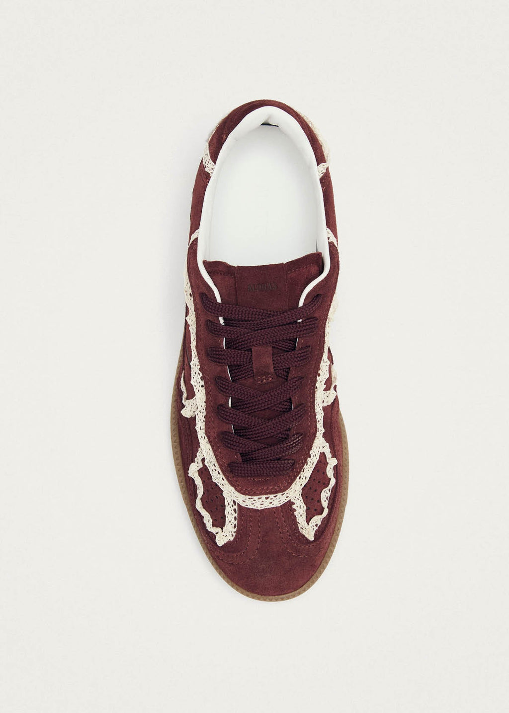 Tb.490 Crochet Burgundy Leather Sneakers