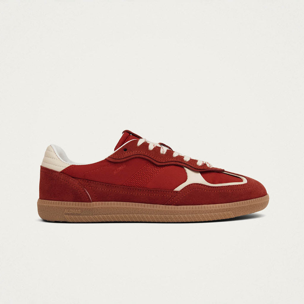 Tb.490 Rife Sheen Red Leather Sneakers