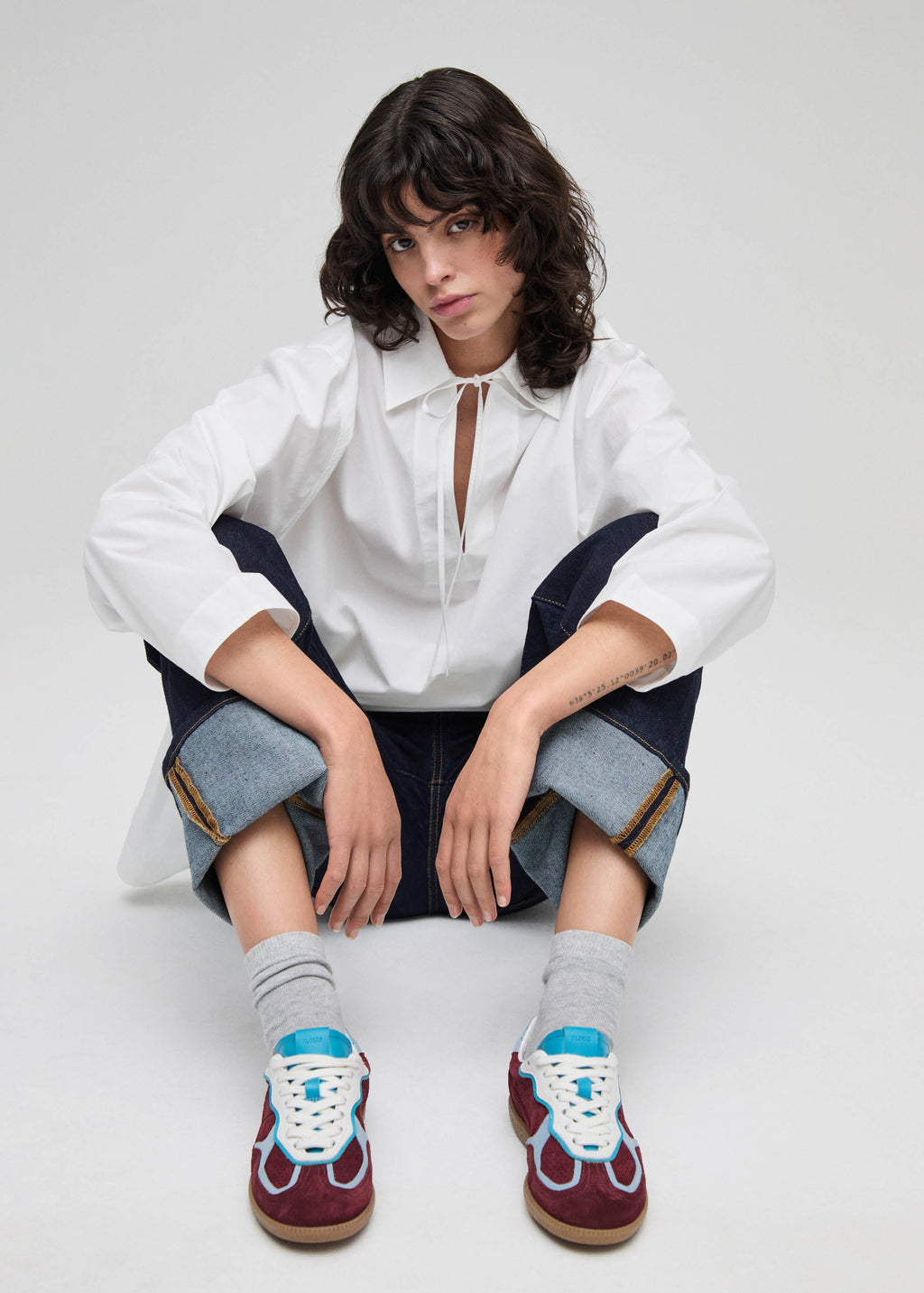 Tb.490 Rife Burgundy Leather Sneakers