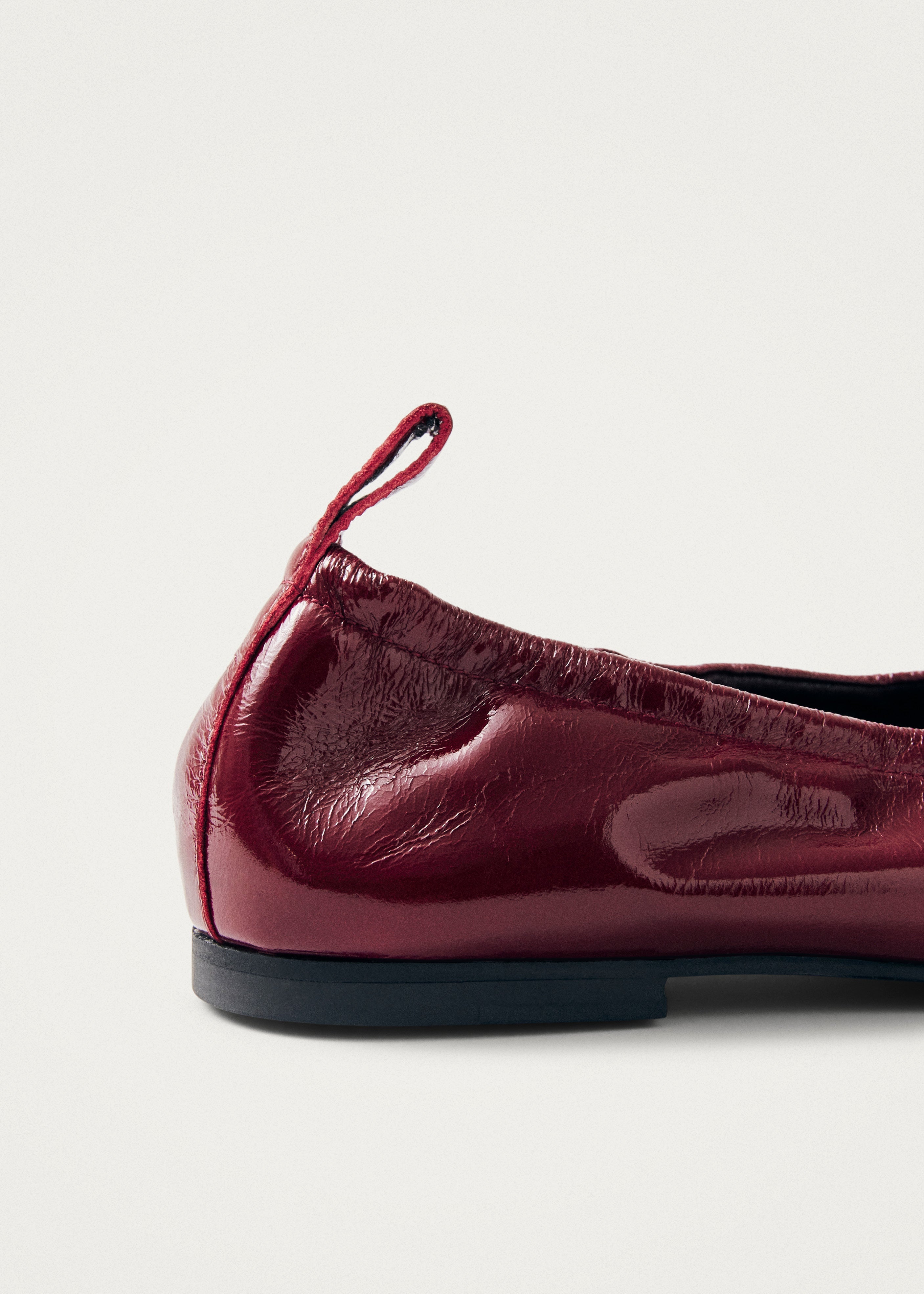 Rosalind Burgundy Patent Leather Ballet Flats
