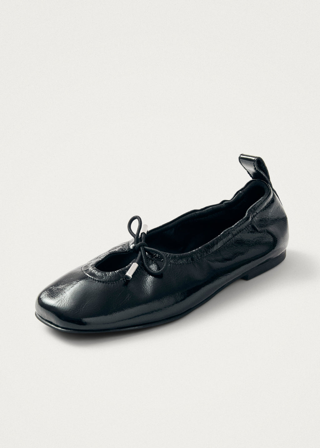 Rosalind Black Patent Leather Ballet Flats