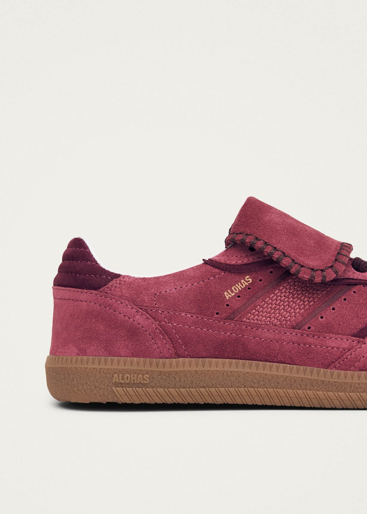 Tb.490 Club Suede Raspberry Leather Sneakers