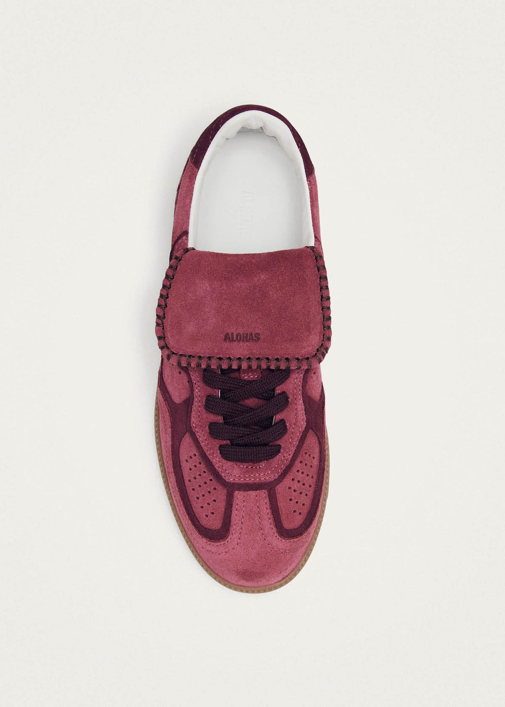 Tb.490 Club Suede Raspberry Leather Sneakers