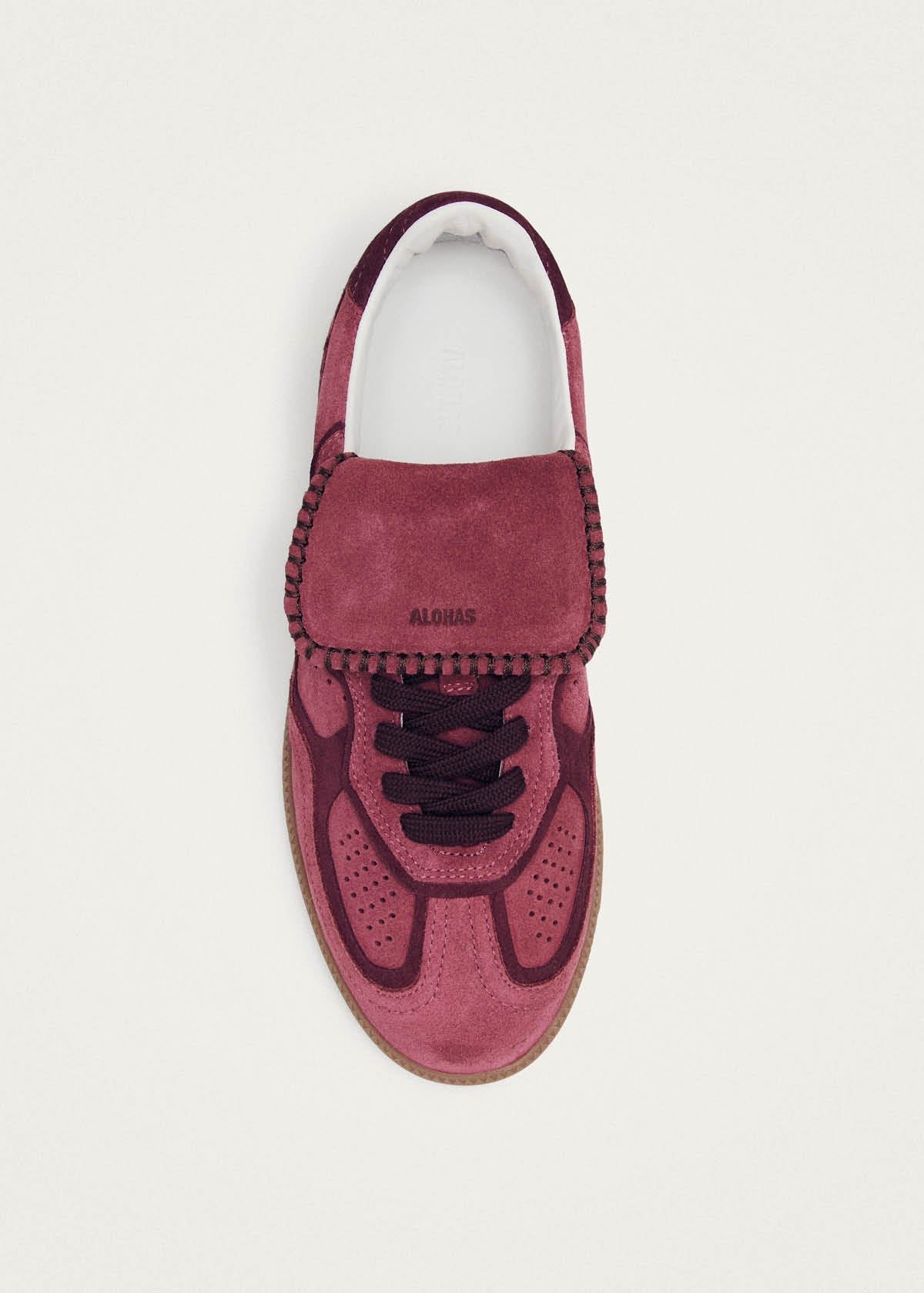 Tb.490 Club Suede Raspberry Leather Sneakers