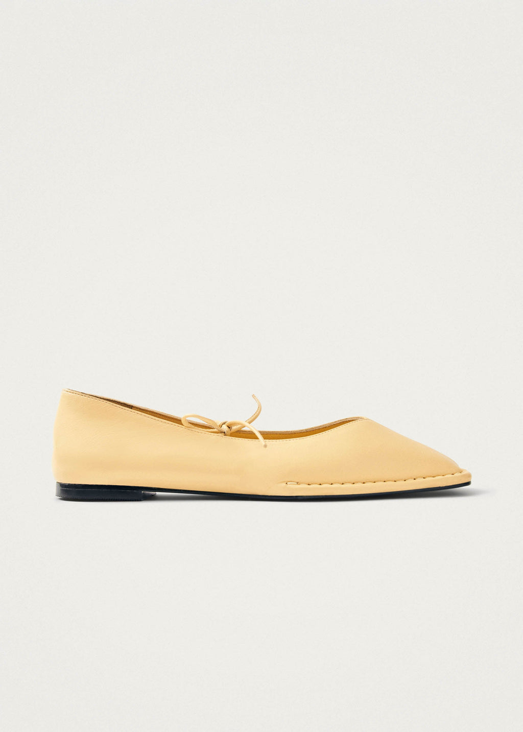 Sway Vanilla Leather Ballet Flats