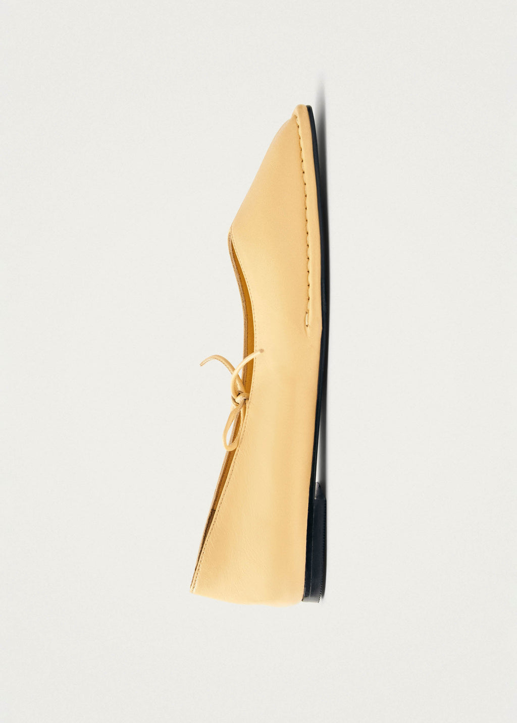 Sway Vanilla Leather Ballet Flats