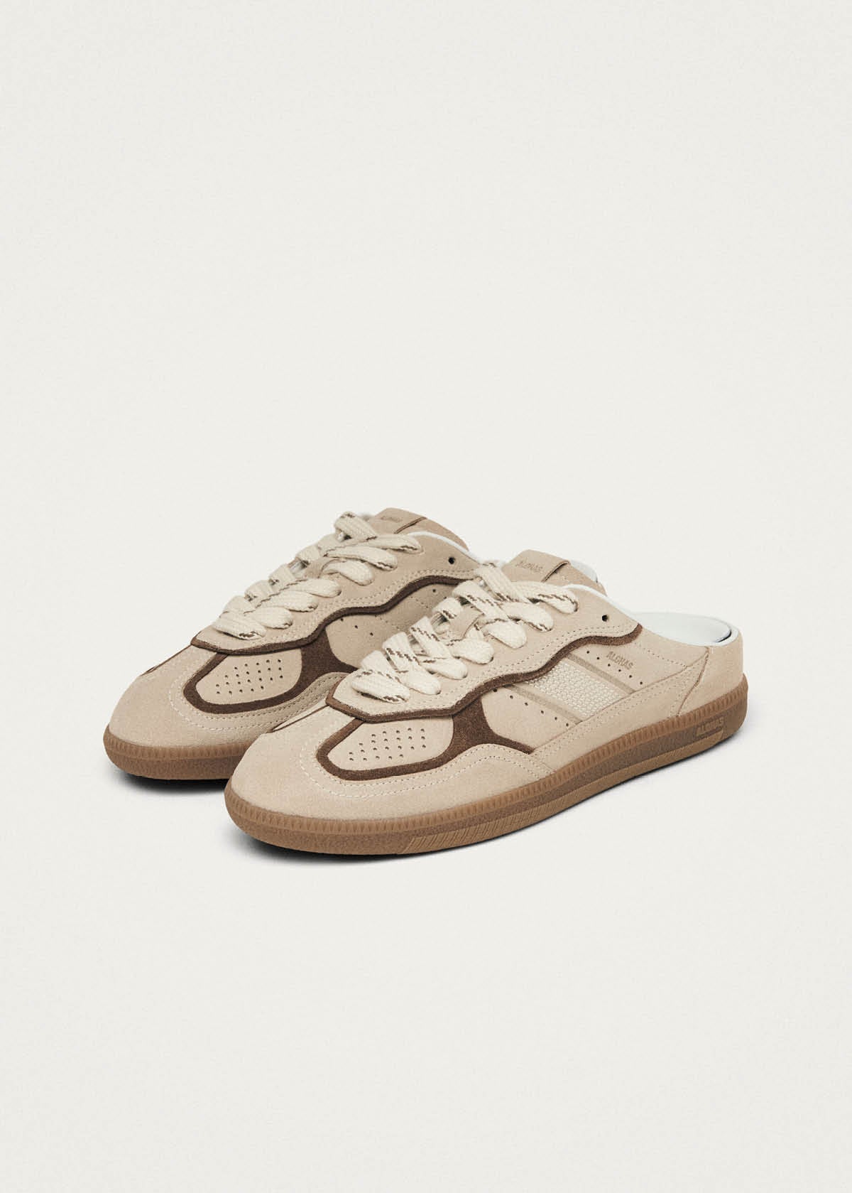 Tb.490 Mule Cream Leather Sneakers