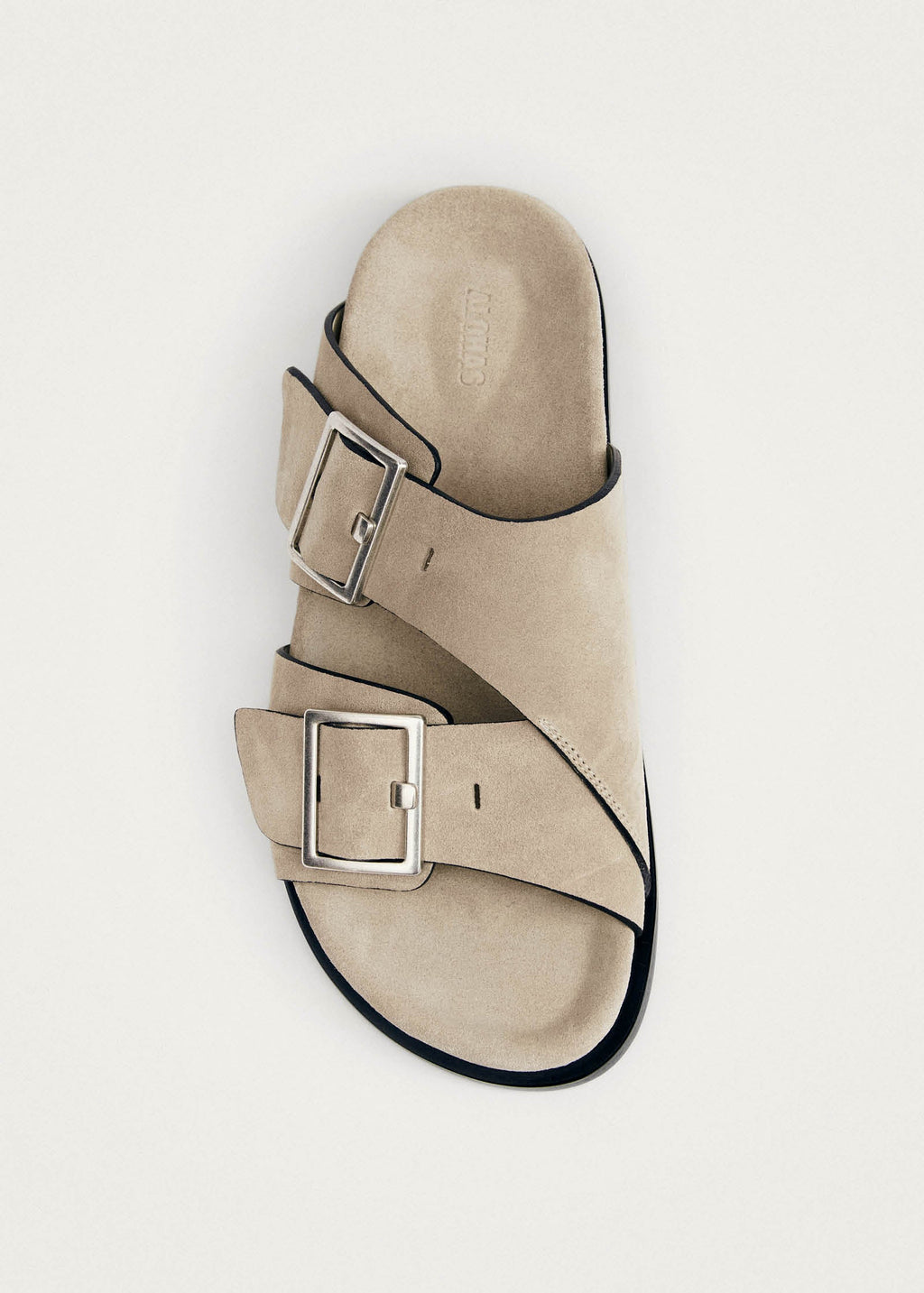 Alba Suede Beige Leather Sandals