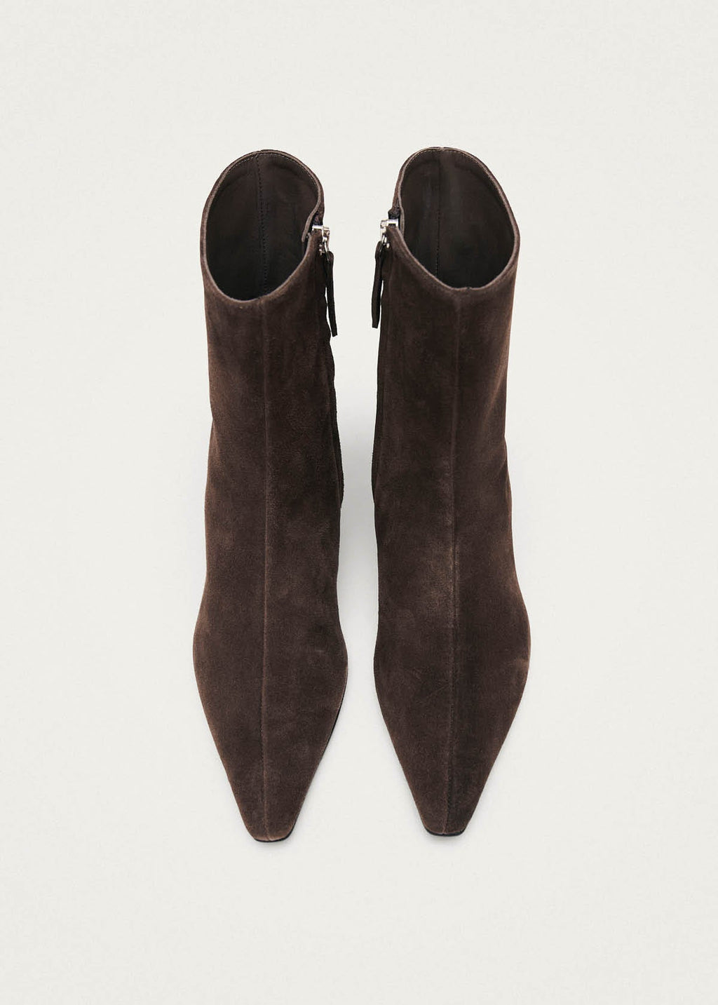 Ambar Suede Brown Leather Ankle Boots