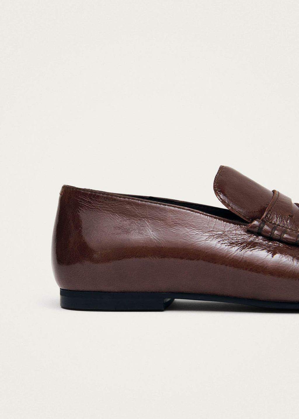 Aven Patent Brown Leather Loafers