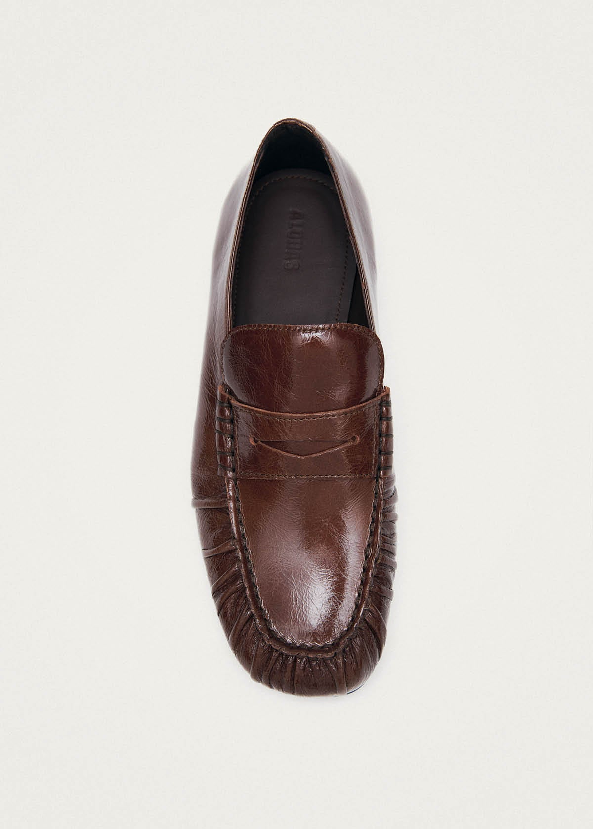 Aven Patent Brown Leather Loafers