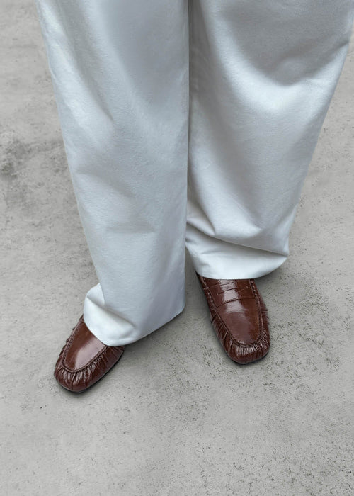 Aven Patent Brown Leather Loafers