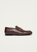 Aven Patent Brown Leather Loafers