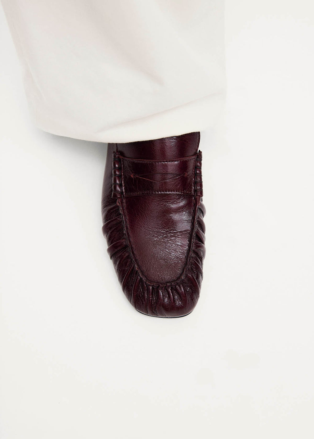 Aven Rift Burgundy Leather Loafers