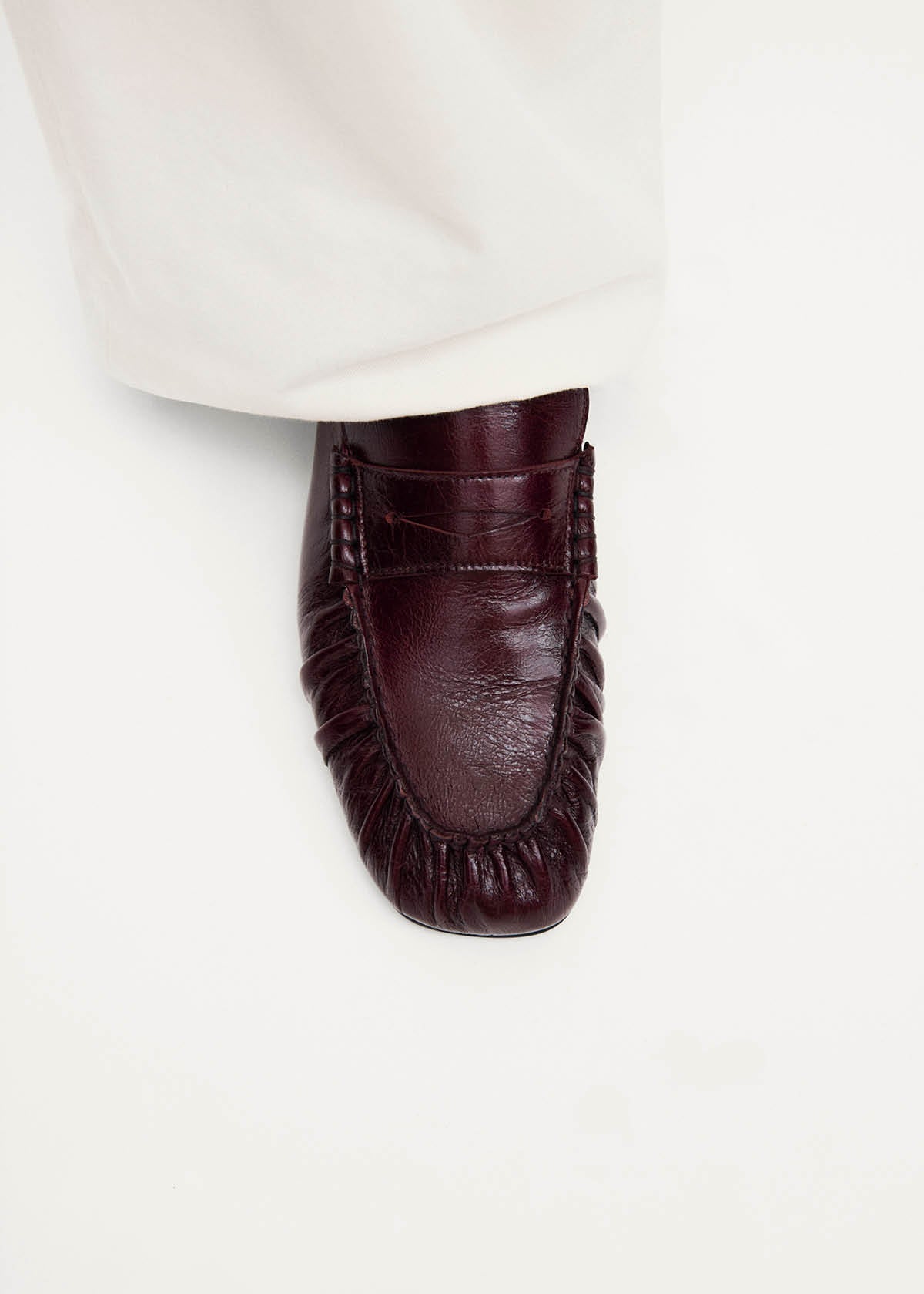 Aven Rift Burgundy Leather Loafers
