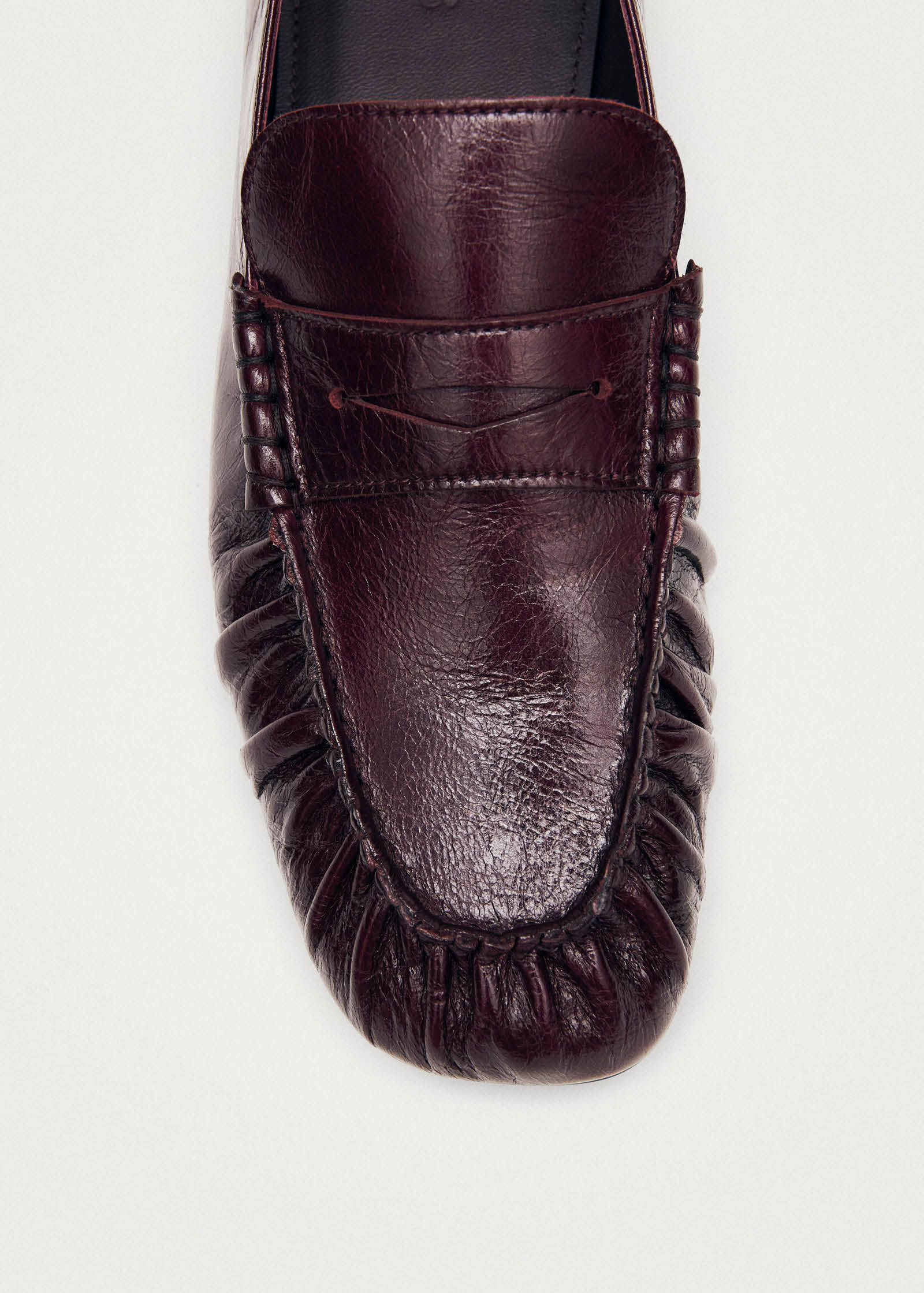 Aven Rift Burgundy Leather Loafers