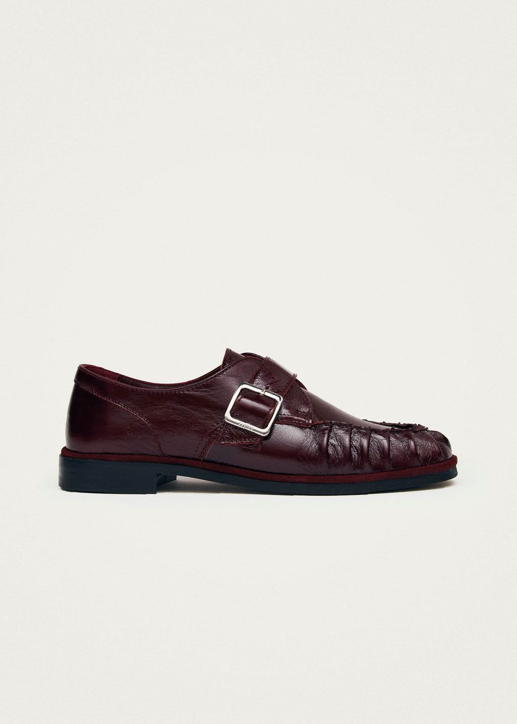 Brandy Burgundy Leather Loafers