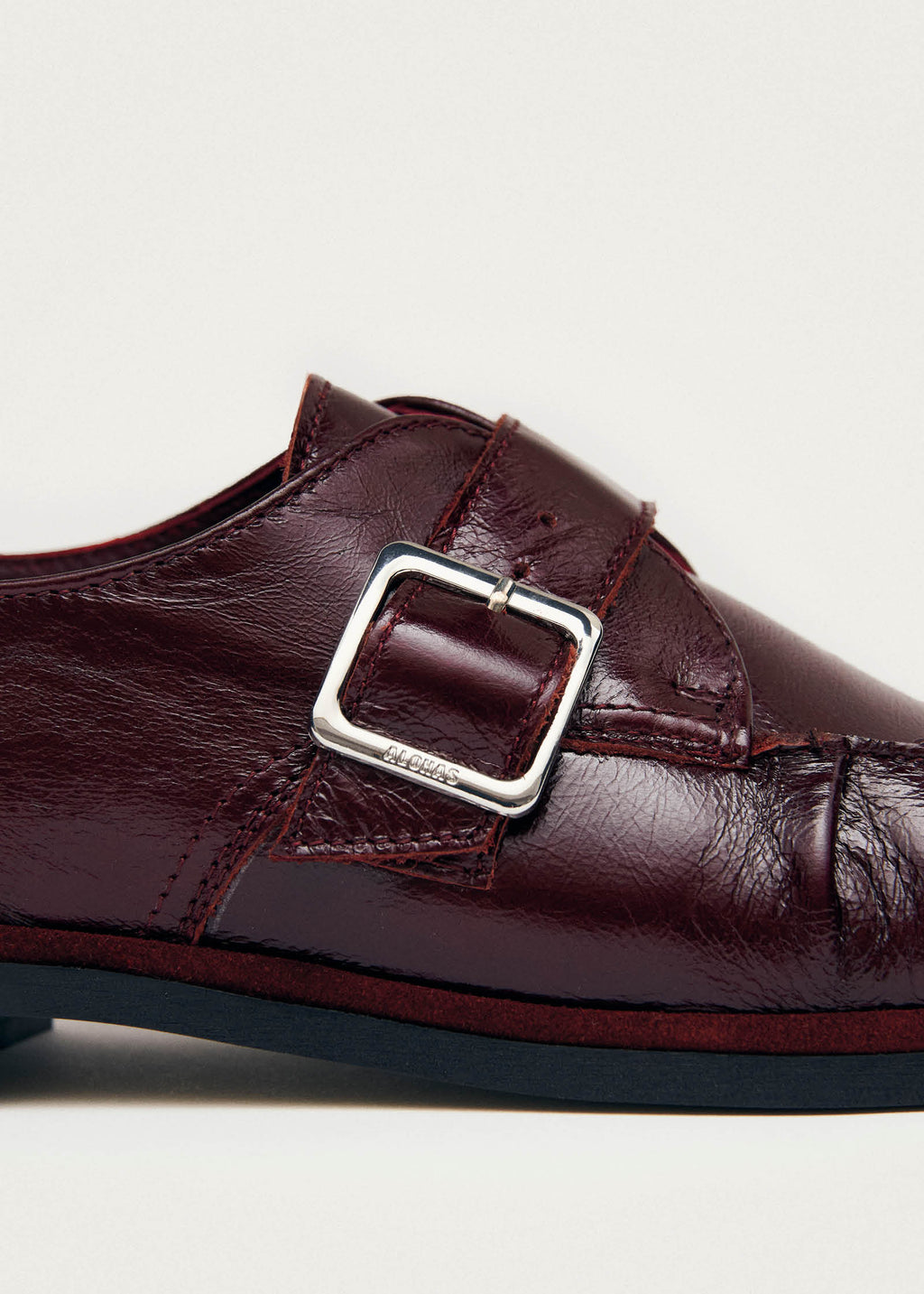 Brandy Burgundy Leather Loafers