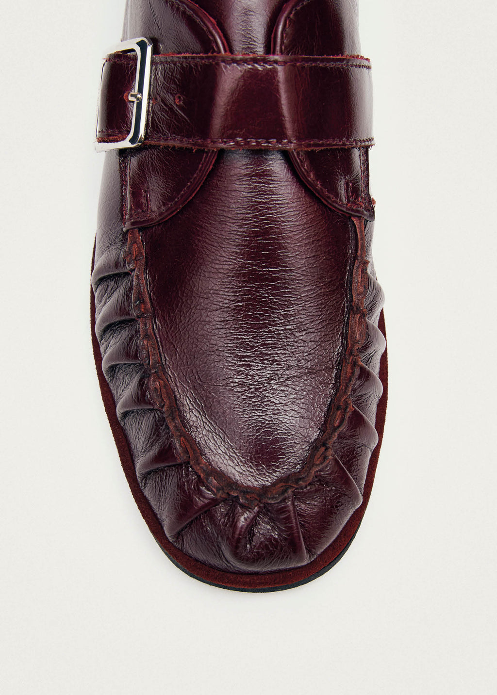 Brandy Burgundy Leather Loafers