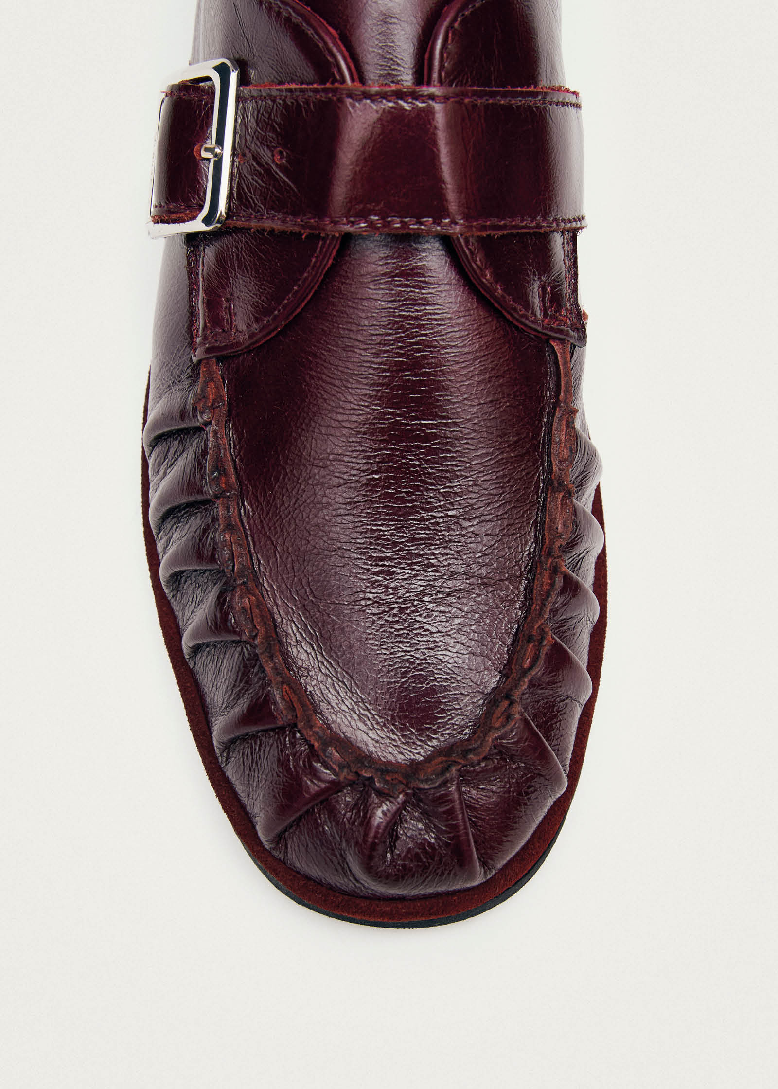 Brandy Burgundy Leather Loafers