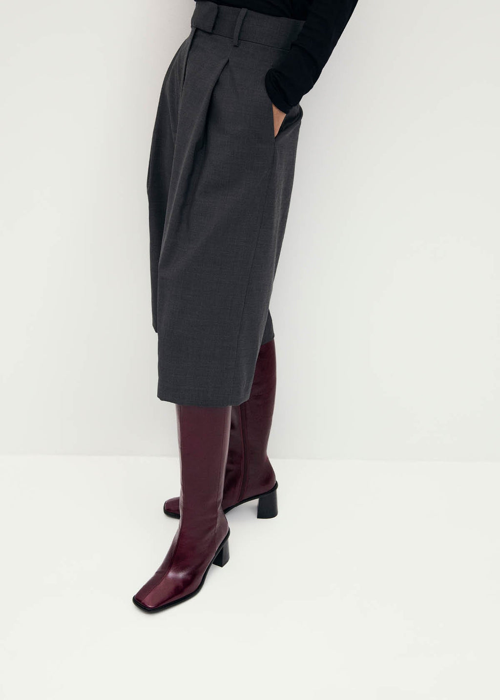 East Rift Burgundy Leather Boots