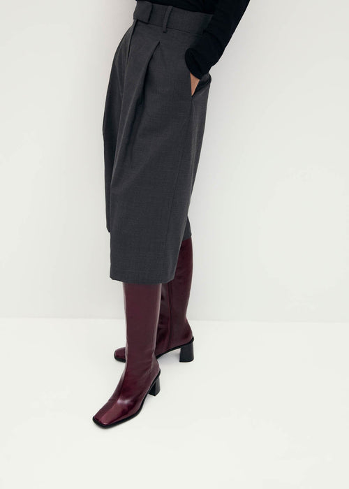 East Rift Burgundy Leather Boots