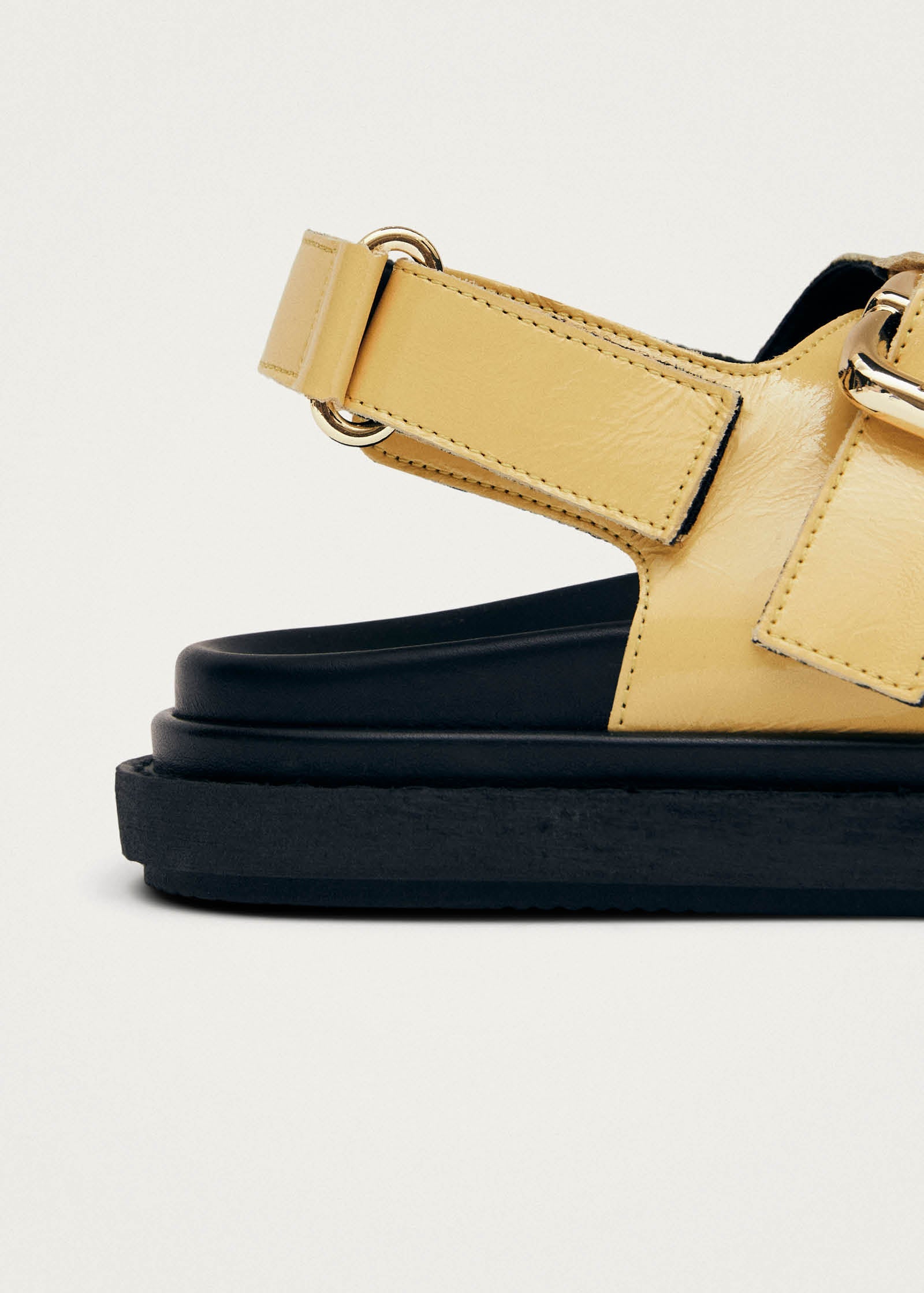 Harper Vanilla Patent Leather Sandals