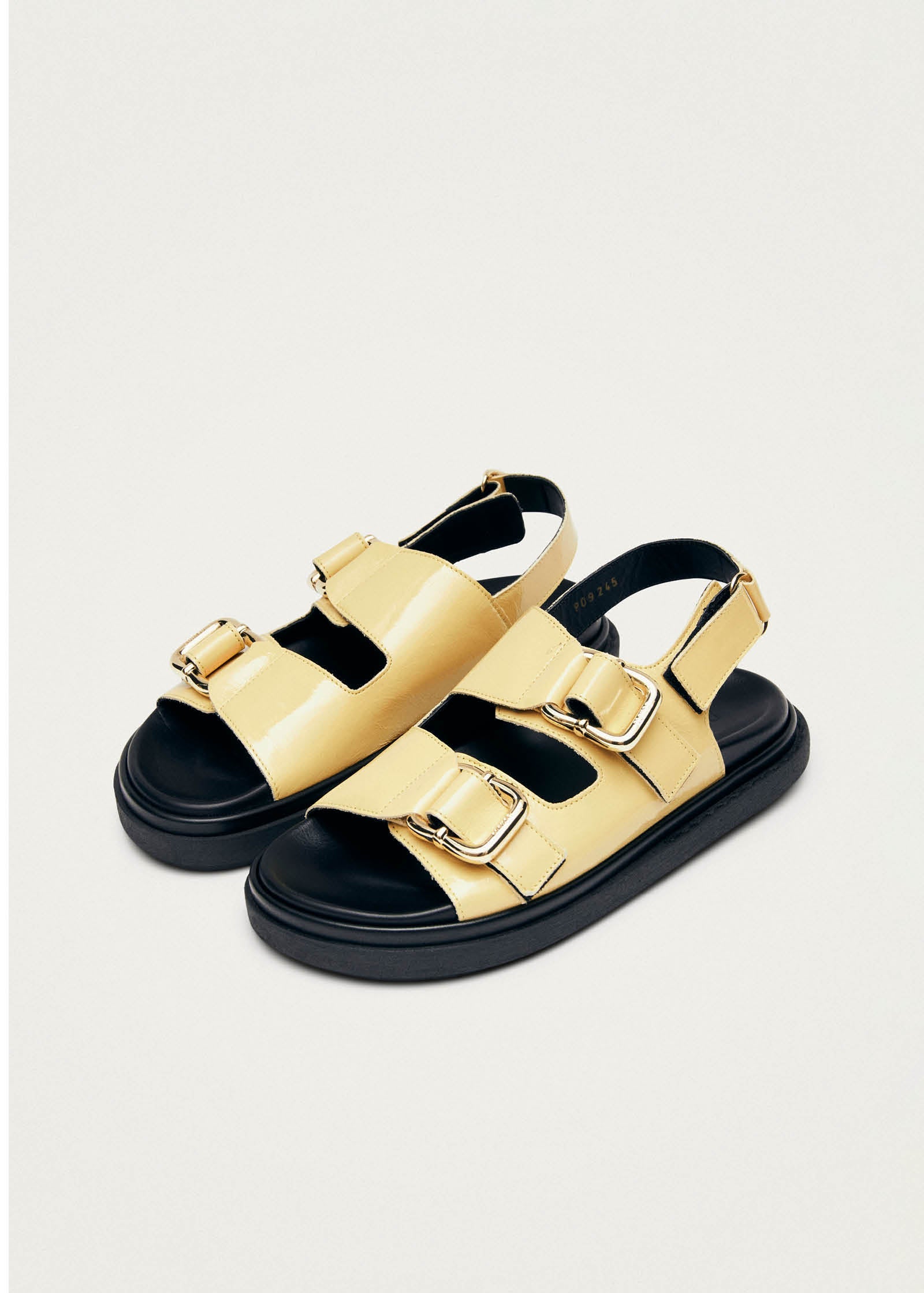 Harper Vanilla Patent Leather Sandals