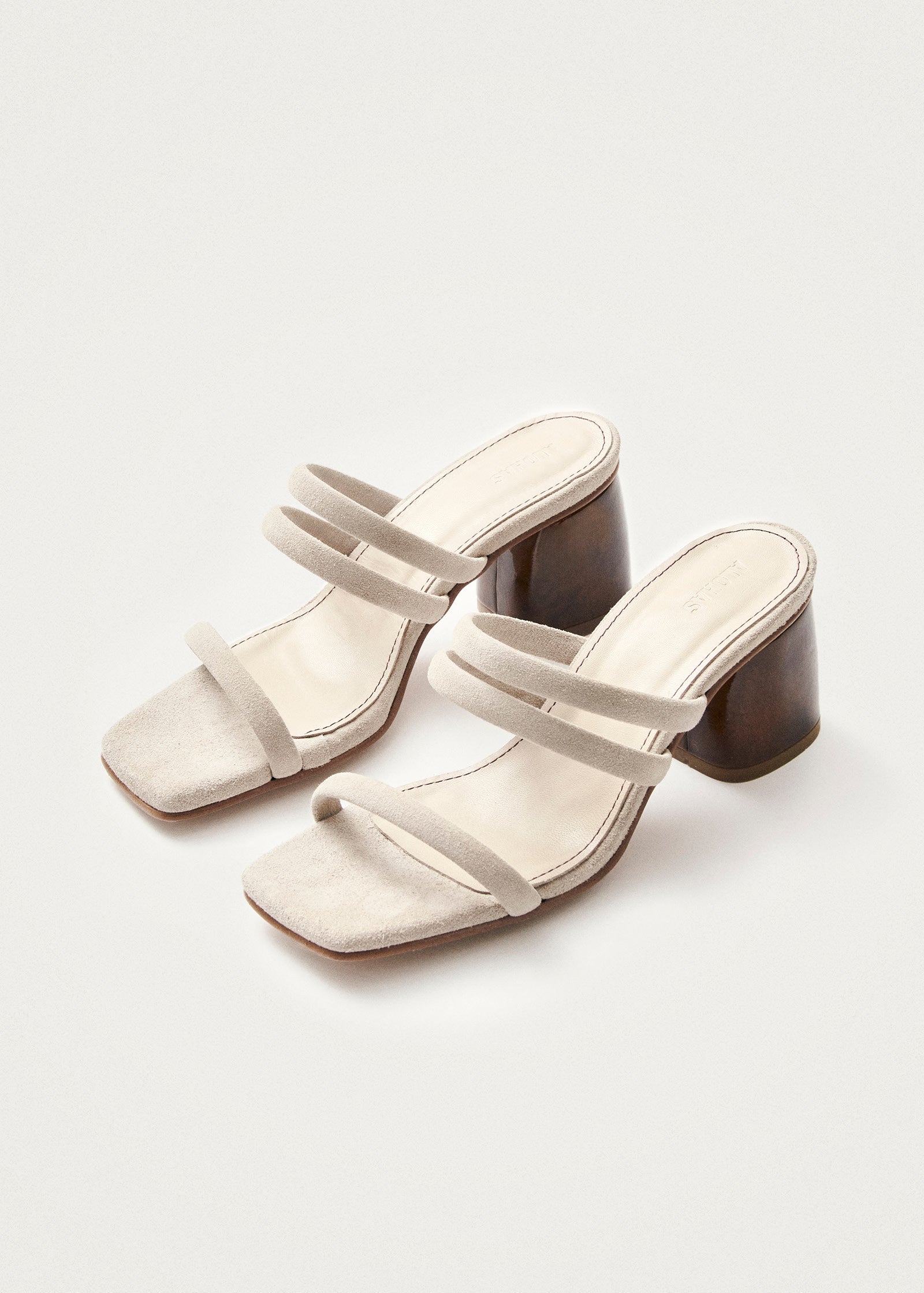 Indiana Stone Beige Leather Sandals