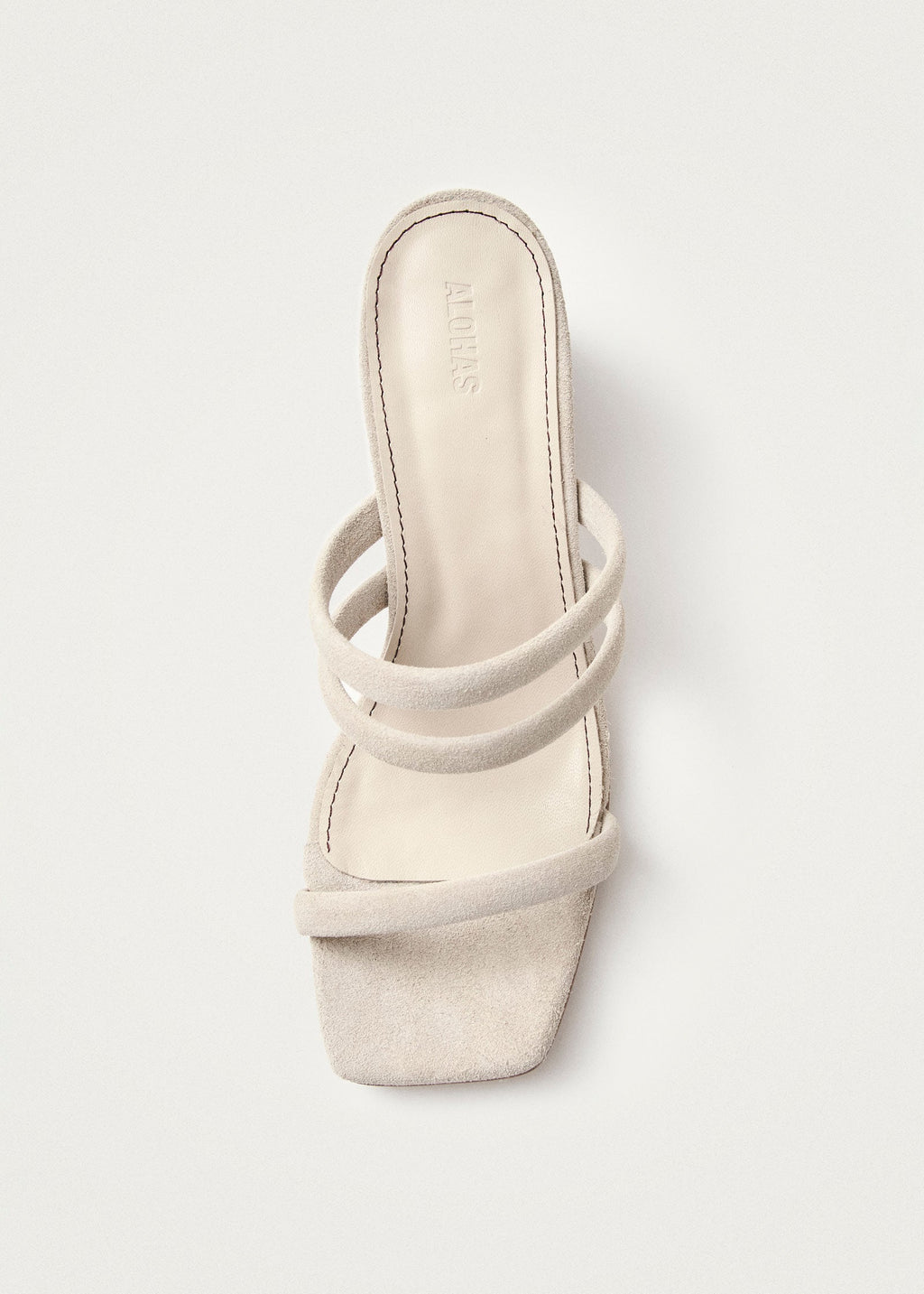 Indiana Stone Beige Leather Sandals