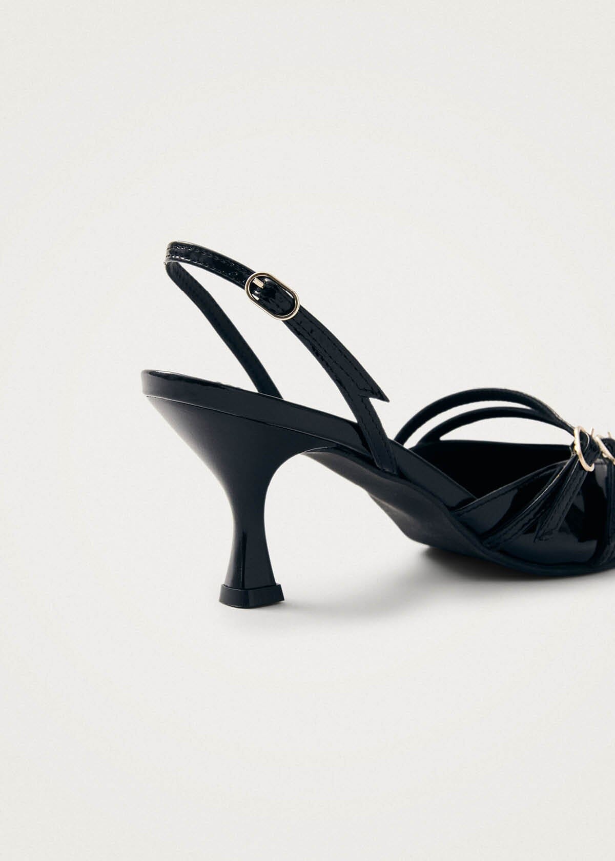 Joelle Black Patent Leather Pumps