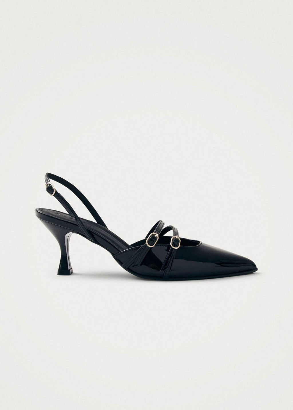 Joelle Black Patent Leather Pumps