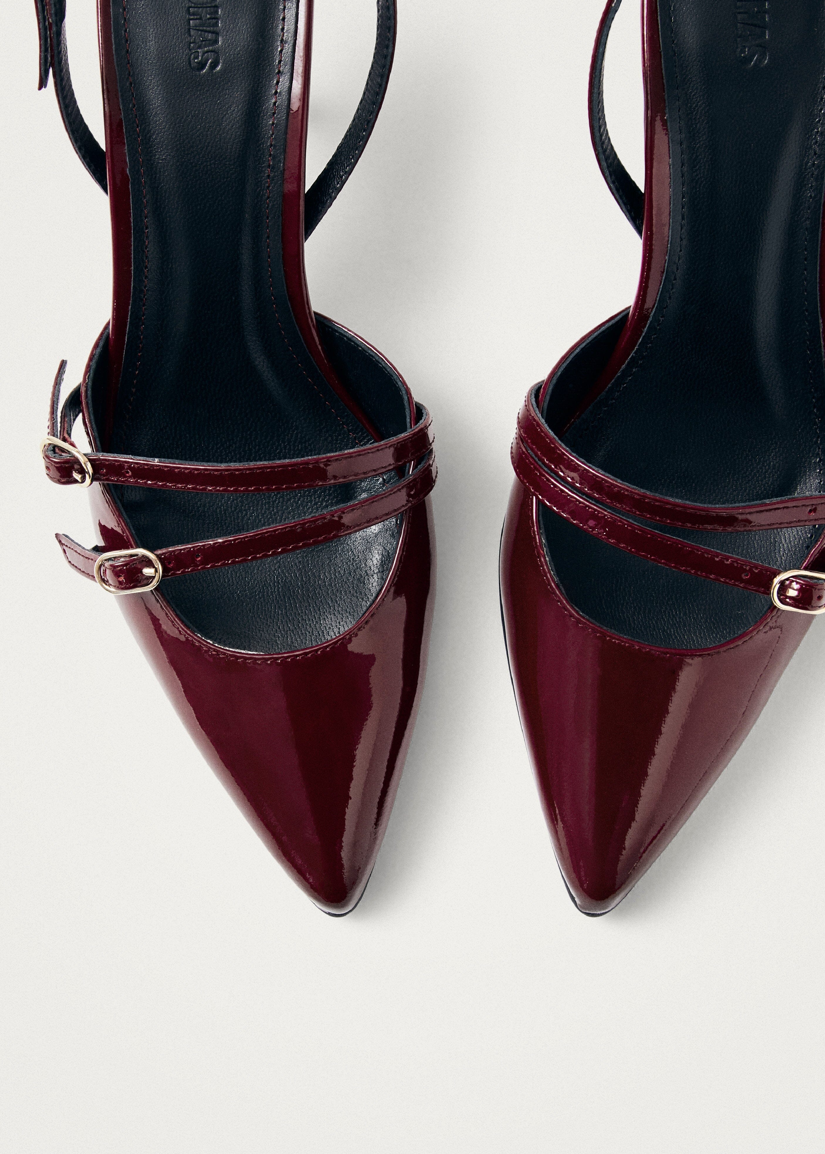 Joelle Burgundy Patent Leather Pumps