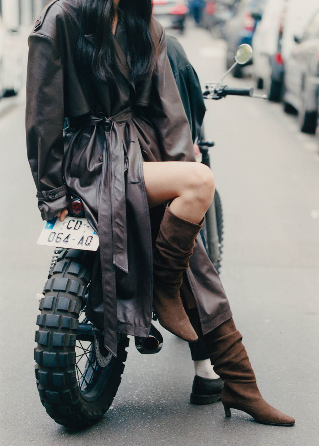 Kalila Suede Brown Leather Boots