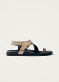 Siren Onix Stone Beige Leather Sandals