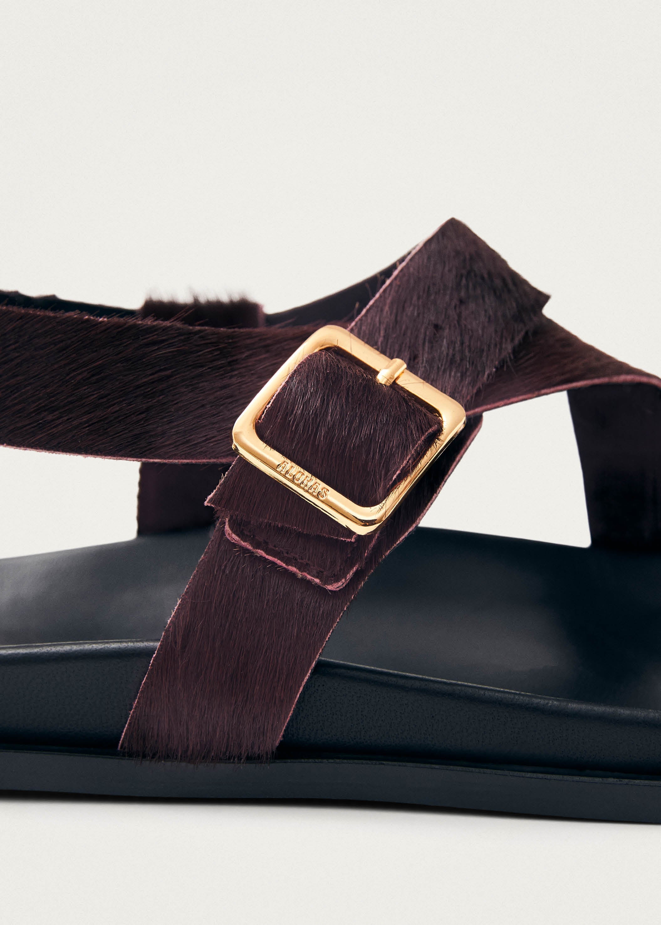 Siren Soft Burgundy Leather Sandals