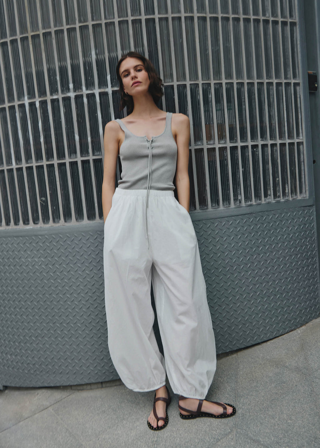 Tallula Brown Leather Sandals