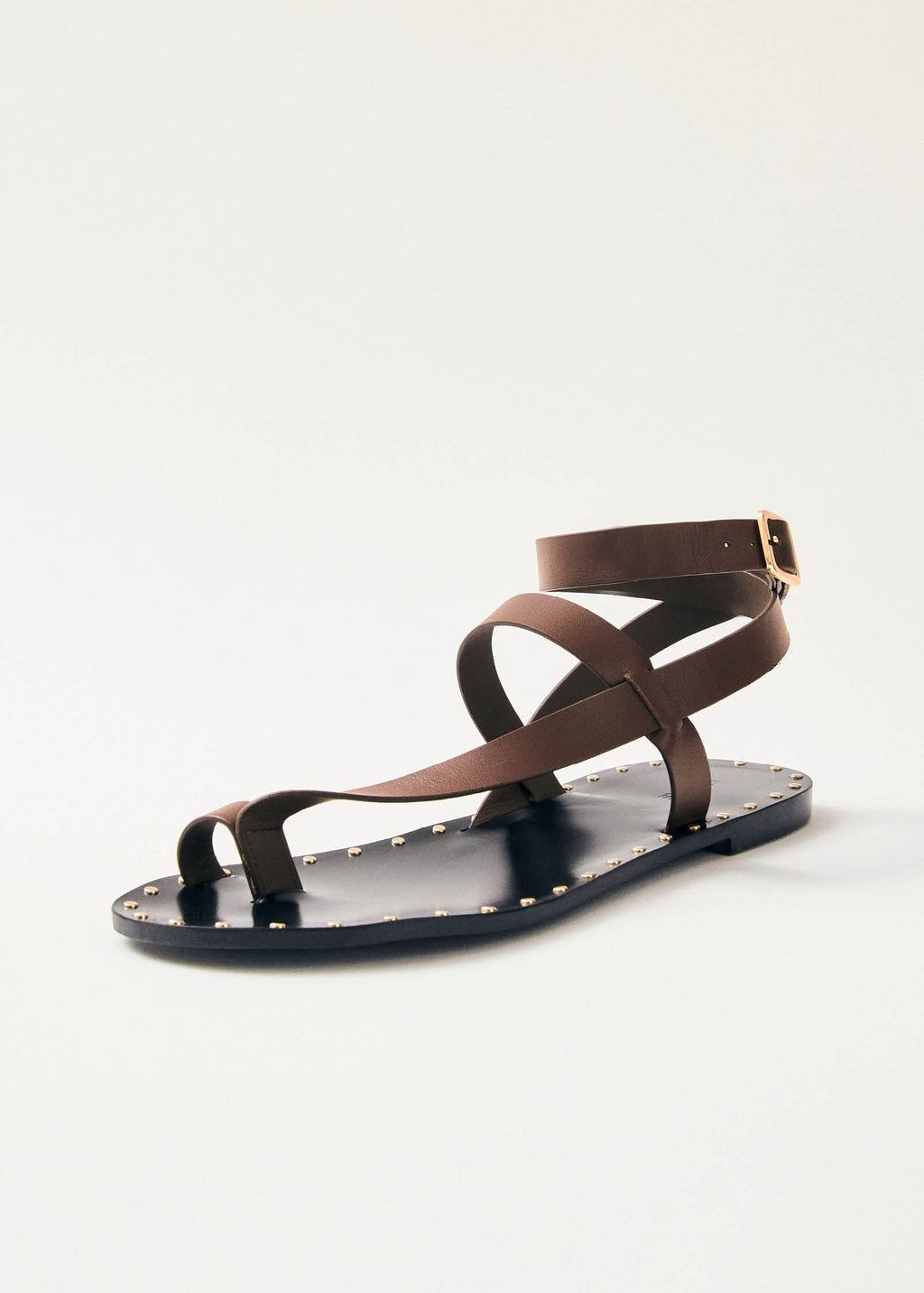 Tallula Brown Leather Sandals