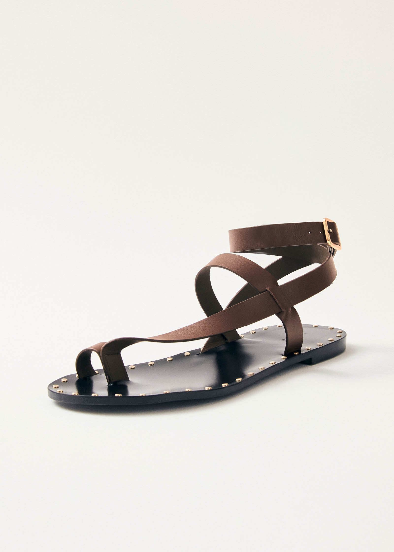 Tallula Brown Leather Sandals