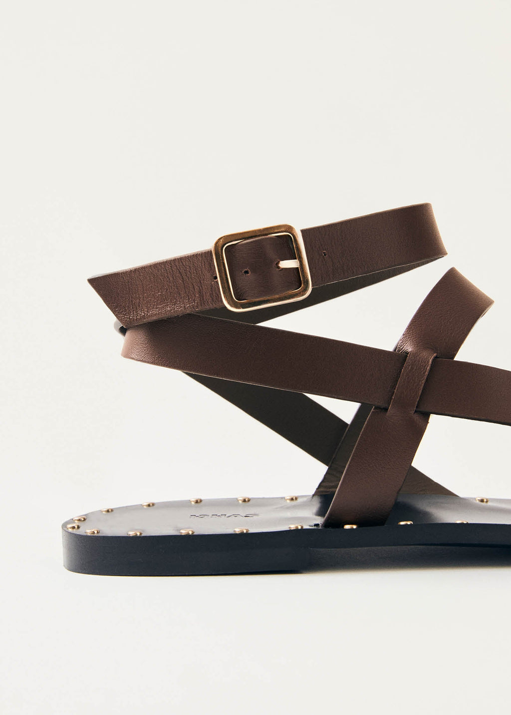 Tallula Brown Leather Sandals