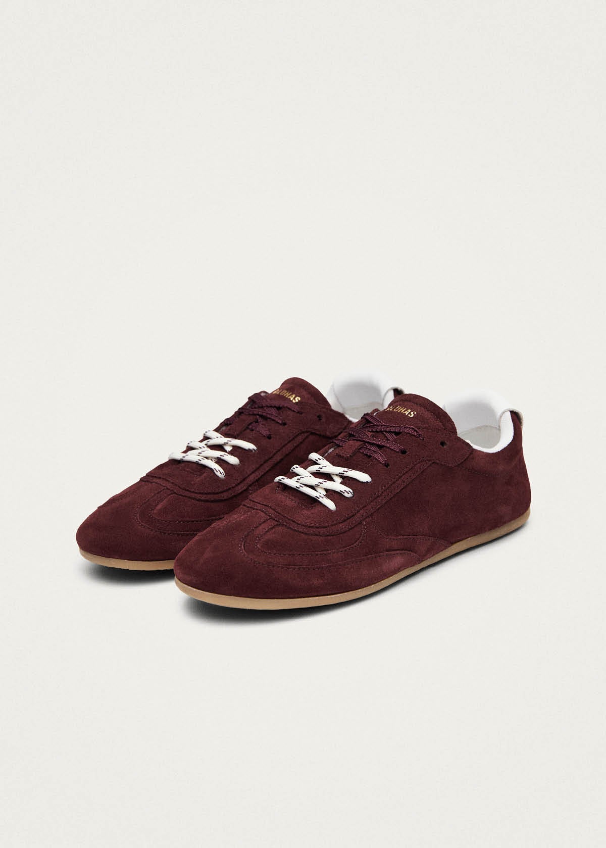 Tb.24 Suede Burgundy Leather Sneakers