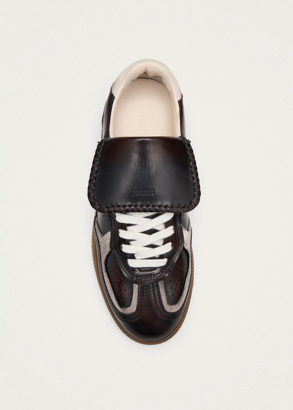 Tb.490 Club Vintage Effect Dark Chocolate Leather Sneakers
