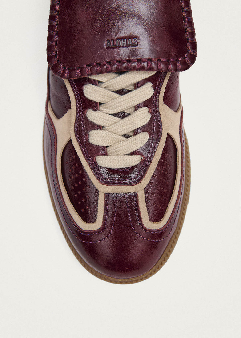 Tb.490 Club Deep Burgundy Patent Leather Sneakers