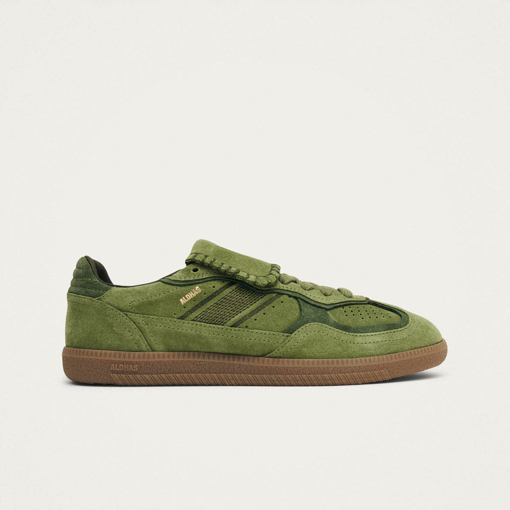 Tb.490 Club Suede Green Leather Sneakers