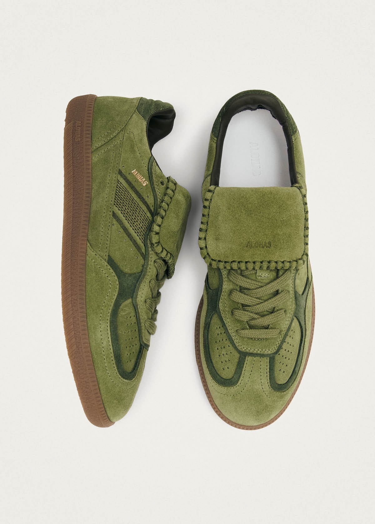 Tb.490 Club Suede Green Leather Sneakers