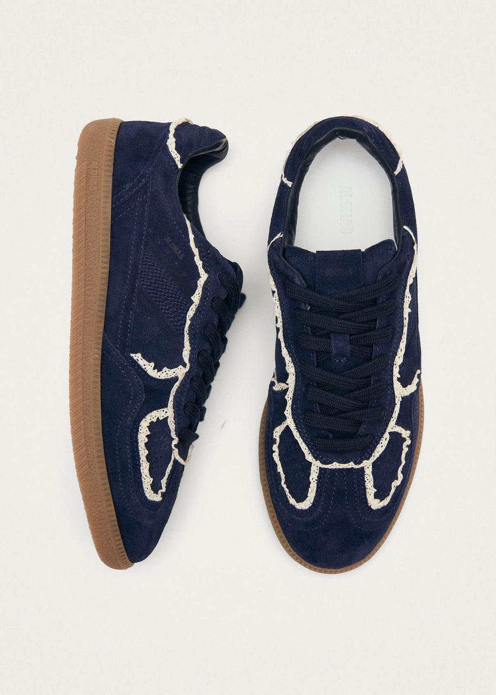 Tb.490 Crochet Navy Leather Sneakers