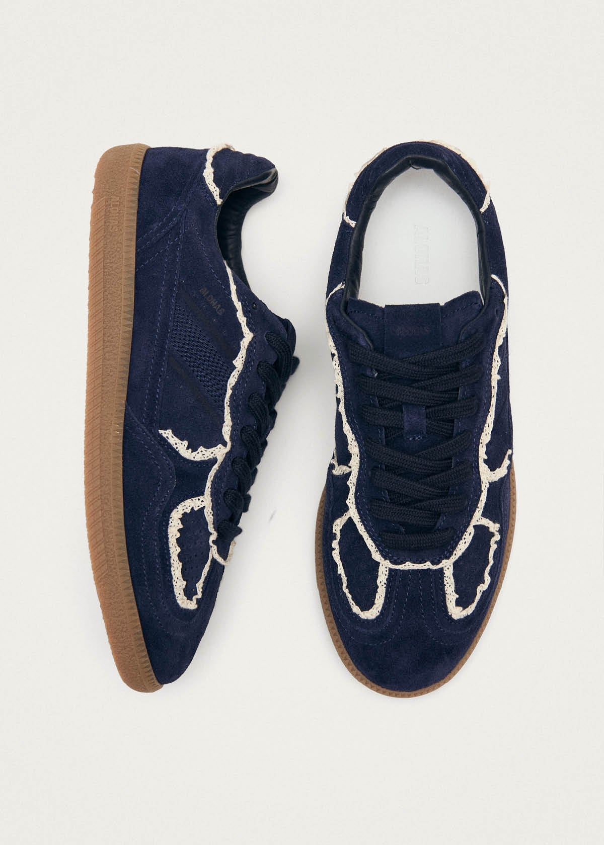 Tb.490 Crochet Navy Leather Sneakers