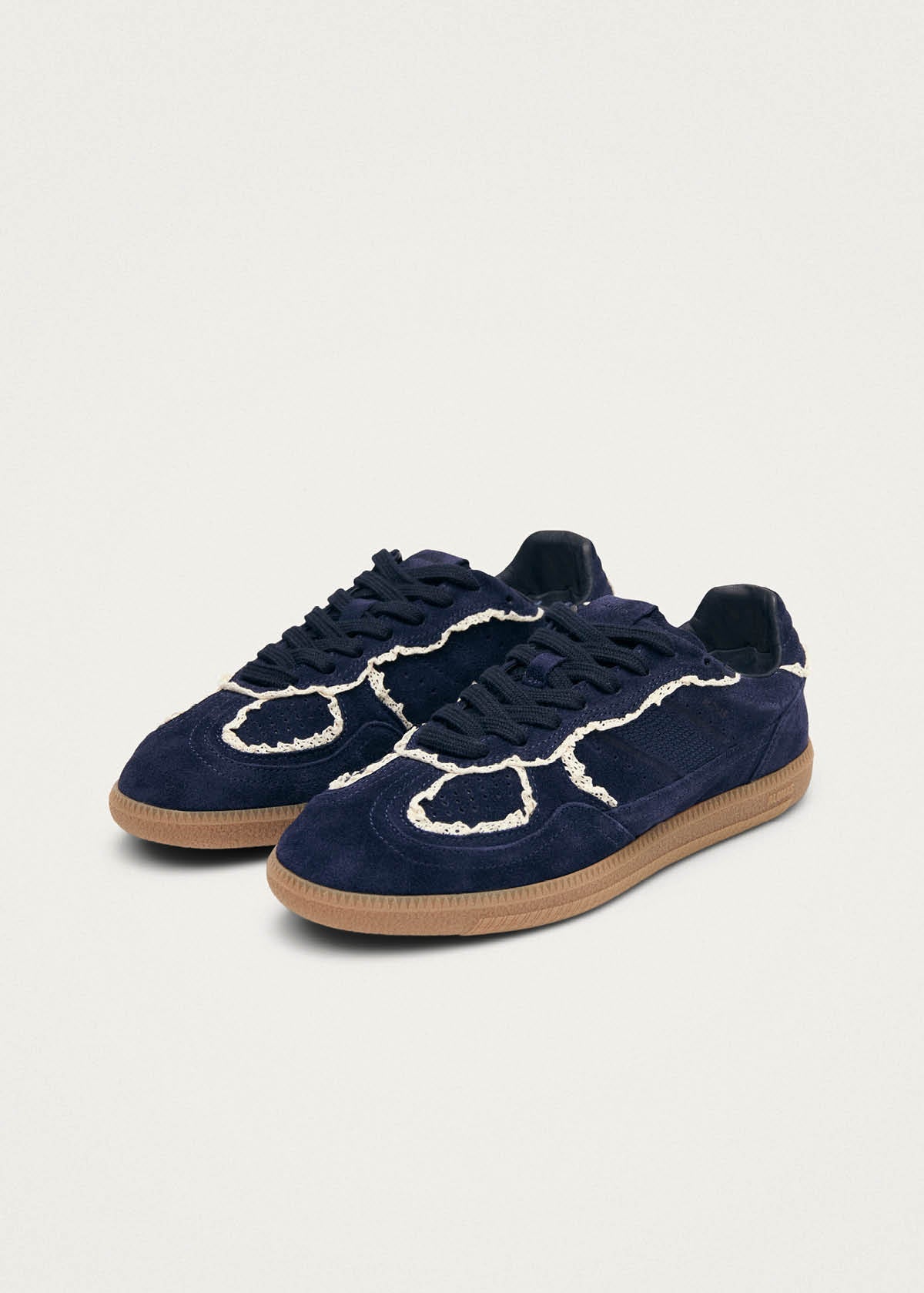 Tb.490 Crochet Navy Leather Sneakers