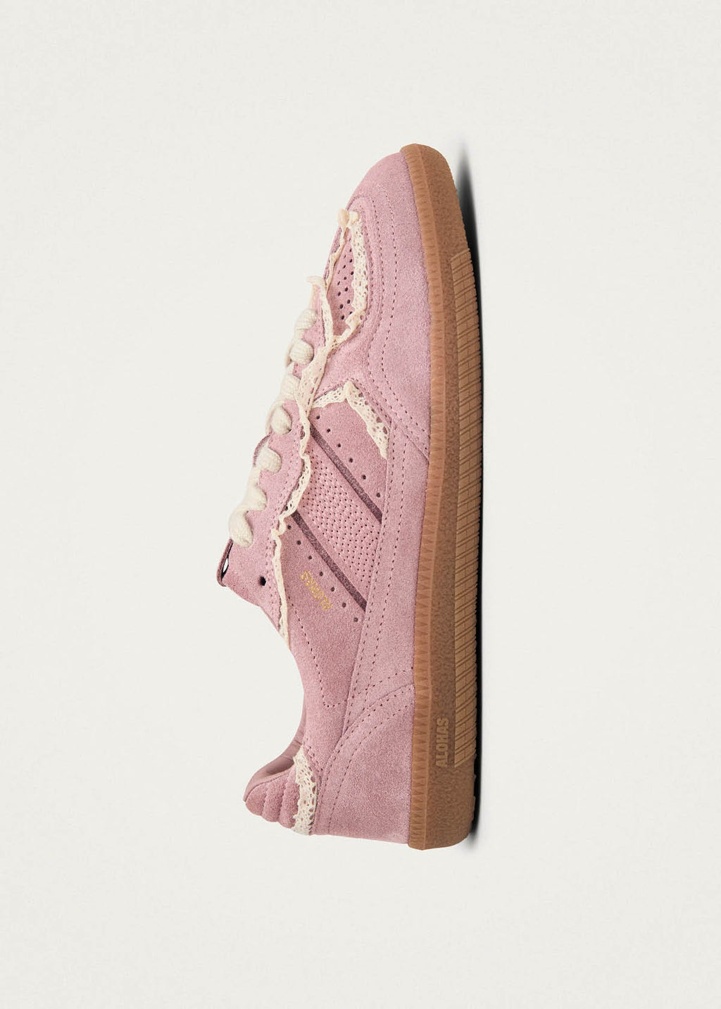 Tb.490 Crochet Pink Leather Sneakers