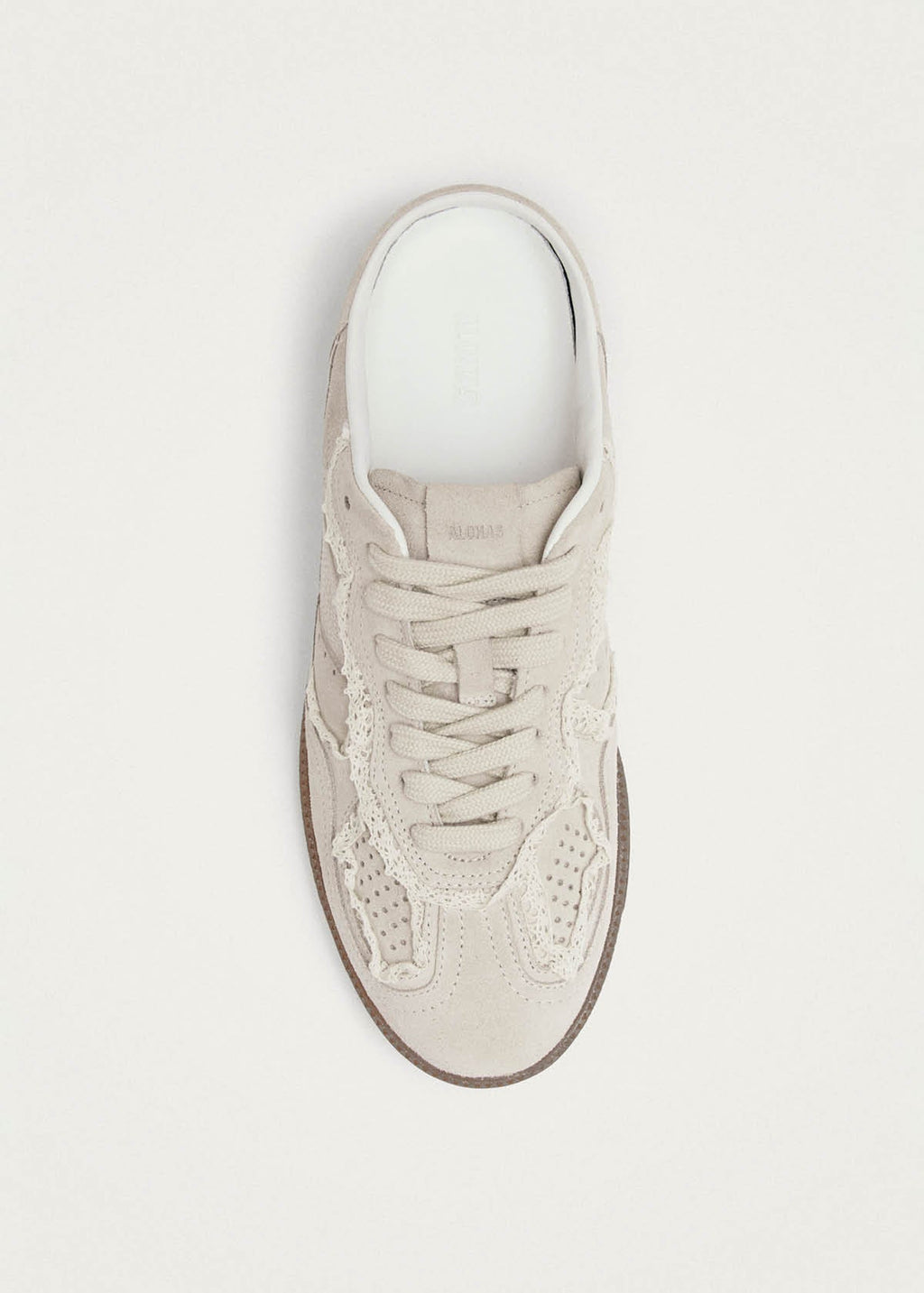 Tb.490 Mule Crochet Cream Leather Sneakers